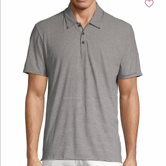 Vince Other - Vince striped cotton polo shirt size L